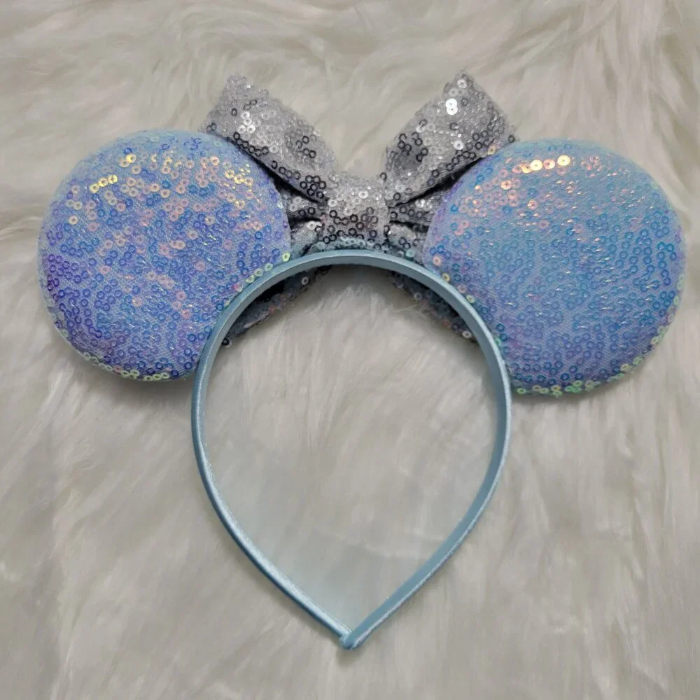 Minnie Mouse Snowflake Sequin Ears
